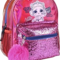 Aanbiedingen ✨ L.O.L. Surprise! L.O.L Surprise - Fuchsia Roze Rugtas Met Glitter 🛒