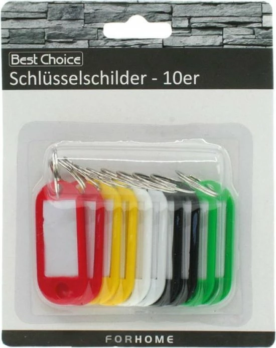 Gloednieuw π₯° Best Choice Sleutellabels 10 Stuks Diverse Kleuren π 1 Gloednieuw π₯° Best Choice Sleutellabels 10 Stuks Diverse Kleuren π