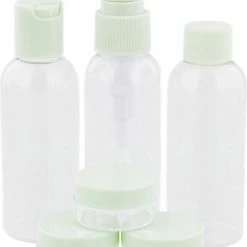 Aanbiedingen ⌛ Merkloos Travel Reisflesjes Set - In Etui - 6 Stuks - 👏