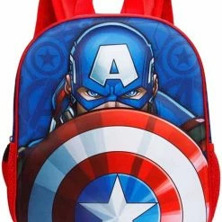 Goedkoopste 🔔 The Avengers - Rugzak - 3D - Captain America - 31cm ⭐ -Gabbag-winkel 550x705 5