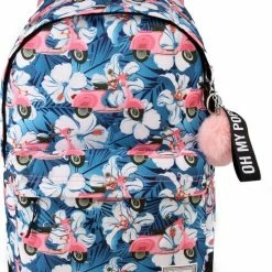 Gloednieuw π Rugzak Laptop - Oh My Pop - Pink Scooter - Multi Colour - Hoogte 44cm π―