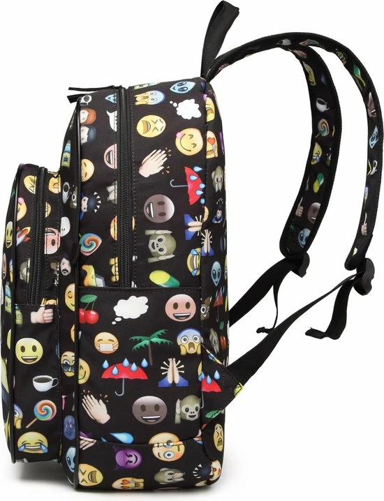 Hete verkoop π Miss Lulu Rugzak - Rugtas Met Portemonnee En Etui - Schooltas - Emoji - A4 Formaat - Lichtgewicht (E6629 BK) β 11 Hete verkoop π Miss Lulu Rugzak - Rugtas Met Portemonnee En Etui - Schooltas - Emoji - A4 Formaat - Lichtgewicht (E6629 BK) β - Afbeelding 11