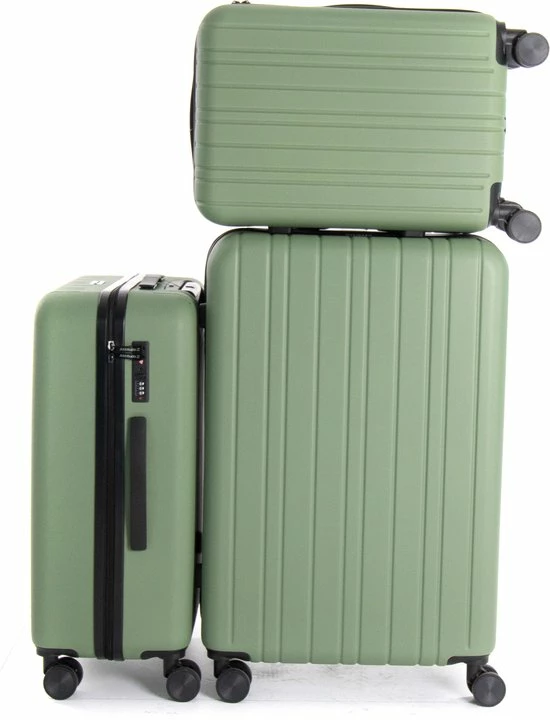 Uitgang π AttitudeZ Azur Reiskoffer Large Olijfgroen 76cm - TSA-slot π₯° - Afbeelding 5