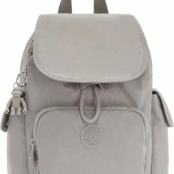 Aanbiedingen ✔️ Kipling City Pack Mini Dames Rugzak - Grey Gris 🤩
