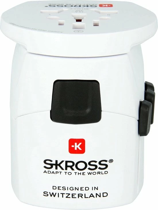 Aanbiedingen 𧨠Skross - Reisstekker/Wereldstekker Pro Light Met 2 USB-poorten - Zwitserse Kwaliteit - Input Voltage 100V - 250V π - Afbeelding 5