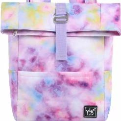 Groothandel β YLX Travel Gear YLX Original Rugzak Voor Kinderen. Tie Dye Paars. Gemaakt Van Gerecycled Plastic. Gerecyclede Plastic Flessen. Eco-vriendelijk. Schooltas - Rugzak - Meisjes - Meiden π