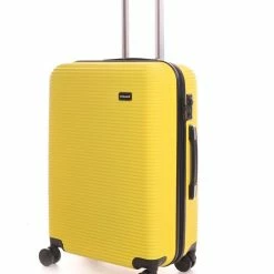 Beste Verkoop 💯 AttitudeZ Air-Z Reiskoffer Medium Geel 67cm - TSA-slot ✔️