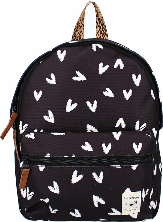 Beste Verkoop π₯° Kidzroom Lucky Me - Rugzak - 2 T/m 6 Jaar - Zwart - Hartjes π - Afbeelding 10