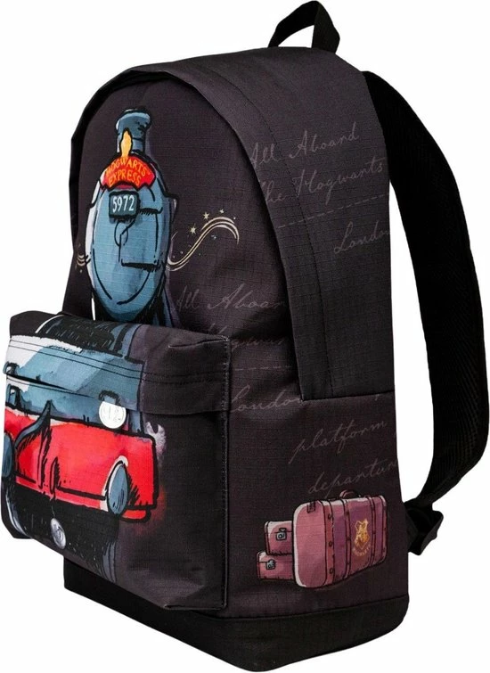 Hete verkoop 𧨠Warner Bros Harry Potter Rugzak Zwart Hogwarts Express Hoogte 44cm π₯ - Afbeelding 2