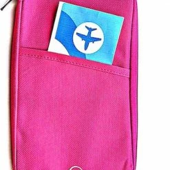 Beste Verkoop 🔔 Now4you Travel Organizer - Reis Portemonnee – Paspoorthoesje- Roze 🔥