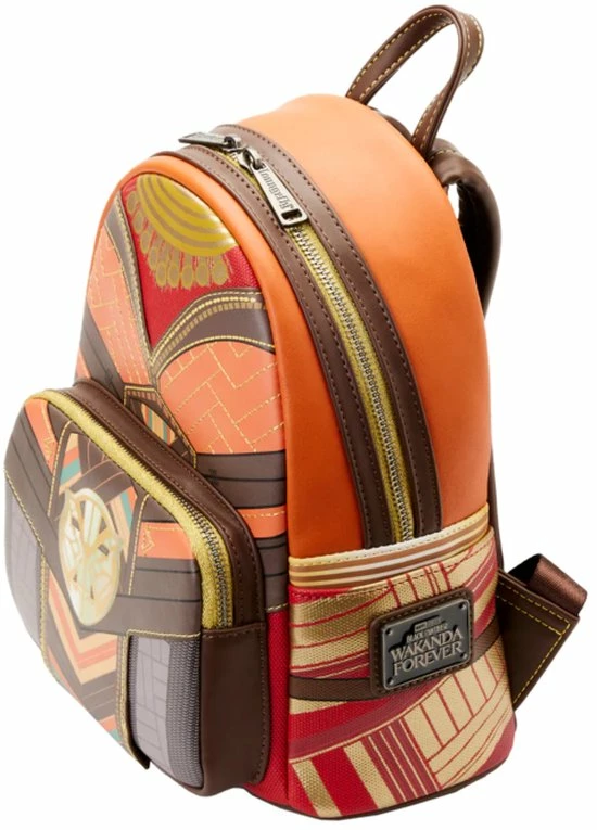 Nieuw π― MARVEL - Black Panther - Mini π Backpack LoungeFly " Okoye Cosplay " π - Afbeelding 2