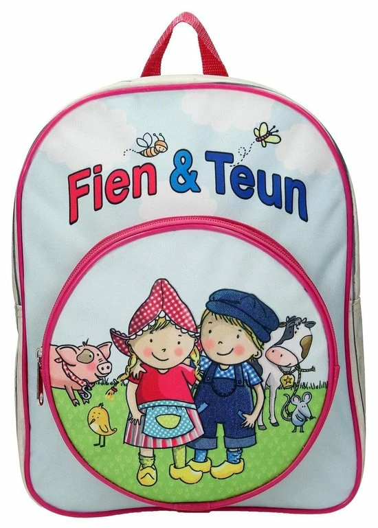 Gloednieuw π Fien & Teun Rugzak Rugtas School Tas 2-5 Jaar Roze π - Afbeelding 6