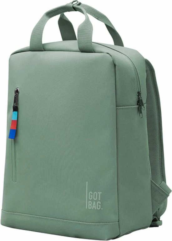 Hete verkoop β Got-bag GOT BAG Rugtas / Rugtas / Laptoptas / Schooltas - Daypack - 13 Inch - 15 Liter - Vegan - Groen π - Afbeelding 8