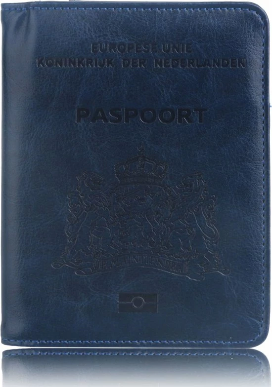 Goedkoop π Merkloos TDR - Luxe Kunstleder Paspoort En Pasjes Houder - Met RFID-blokkeringstechnologie - Met Nederlands Voorgedrukt Motief - Donkerblauw π€© - Afbeelding 5