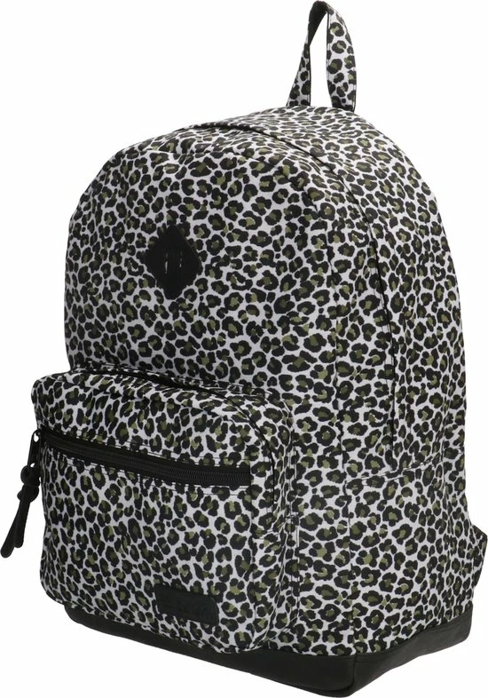 Flash-uitverkoop π Enrico Benetti Londen 46122 Laptoprugzak Met 15" Laptopvak - Olijf Groen Panter Print π - Afbeelding 3