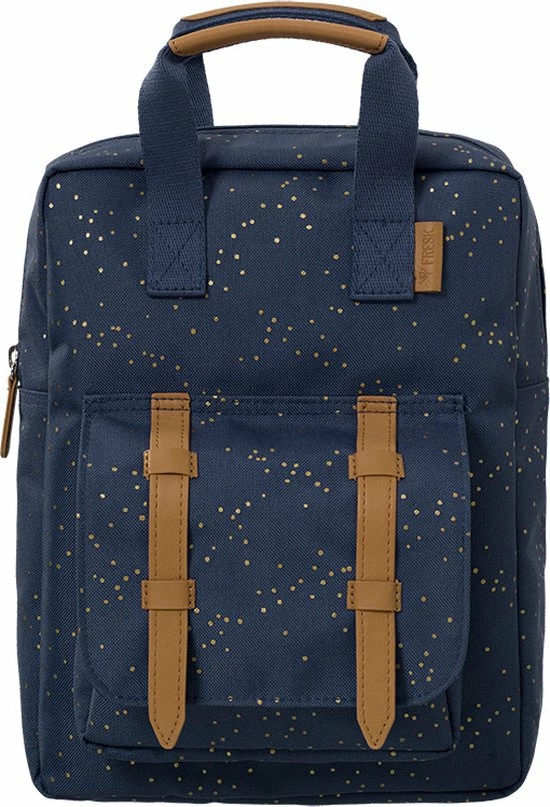Hete verkoop π€© Fresk Rugzak - Indigo Dots - Kinderrugzak Basisschool - 9 Liter - Rugzak Kind π₯°