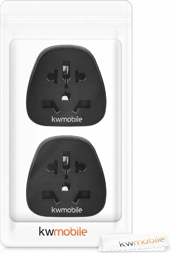 Goedkoop π Kwmobile Kwcommerce Reisstekker UK Naar EU – Geschikt Voor Stopcontacten Type C, E En F - Set Van 2 Stuks - Reisadapters - Zwart π 4 Goedkoop π Kwmobile Kwcommerce Reisstekker UK Naar EU – Geschikt Voor Stopcontacten Type C, E En F - Set Van 2 Stuks - Reisadapters - Zwart π - Afbeelding 4