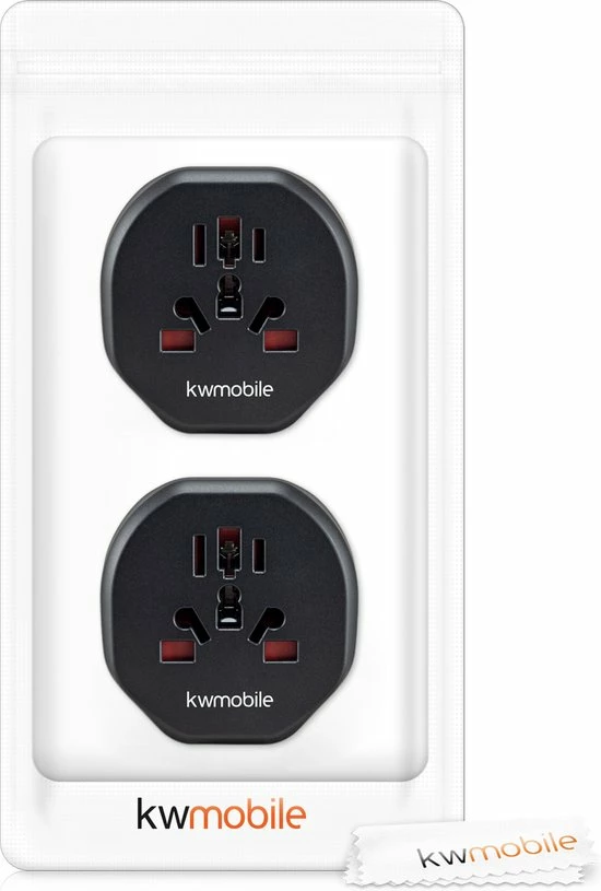 Goedkoop π Kwmobile Kwcommerce Reisstekker UK Naar EU – Geschikt Voor Stopcontacten Type C, E En F - Set Van 2 Stuks - Reisadapters - Zwart π 9 Goedkoop π Kwmobile Kwcommerce Reisstekker UK Naar EU – Geschikt Voor Stopcontacten Type C, E En F - Set Van 2 Stuks - Reisadapters - Zwart π - Afbeelding 9