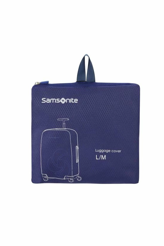 Begroting π€© Samsonite - Global Ta Foldable Luggage Cover M Midnight Blue β¨ - Afbeelding 2