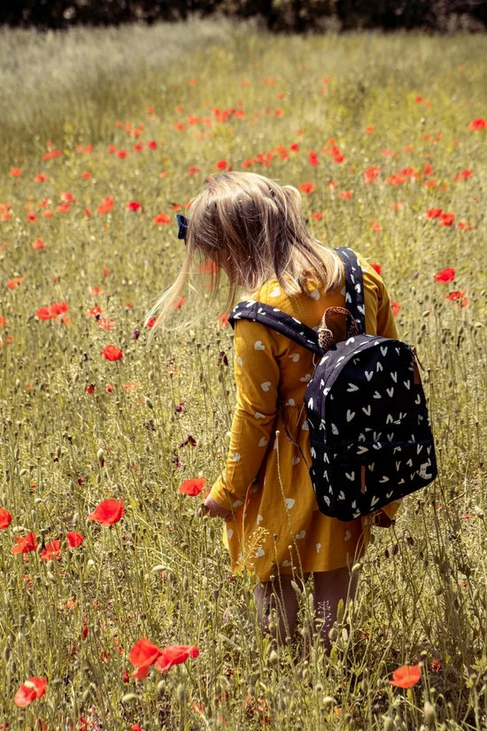 Beste Verkoop π₯° Kidzroom Lucky Me - Rugzak - 2 T/m 6 Jaar - Zwart - Hartjes π - Afbeelding 6