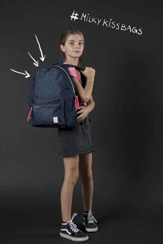 Goedkoop π Milky Kiss Sweetness L Kinder Rugzak - 13,5l - Blauw π― - Afbeelding 6
