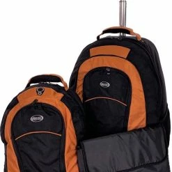 Nieuw ✔️ Ice 🐶 Dog 3 In 1 Trolley Rugzak Large 70L Oranje 65x41x29cm ❤️