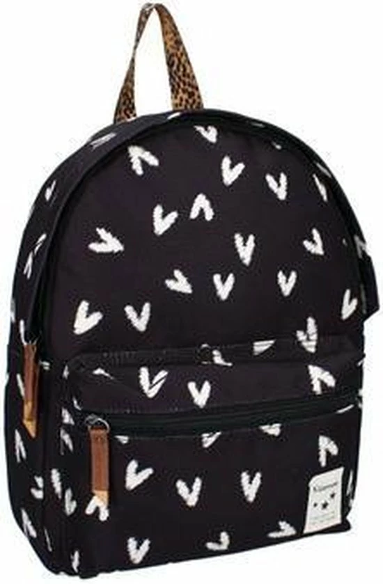 Beste Verkoop π₯° Kidzroom Lucky Me - Rugzak - 2 T/m 6 Jaar - Zwart - Hartjes π - Afbeelding 15